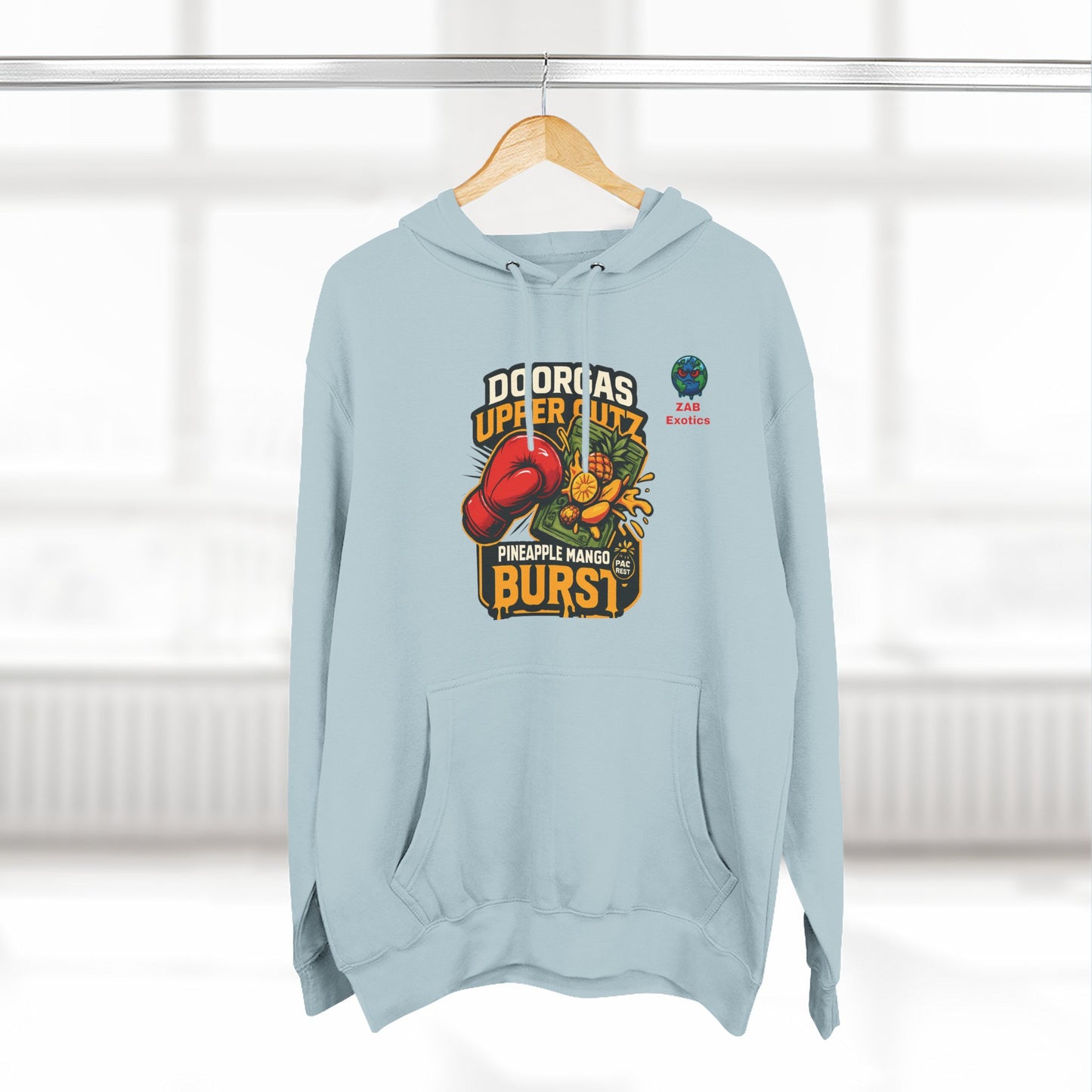 Doorgas X Pineapple Burst Three-Panel Fleece Hoodie
