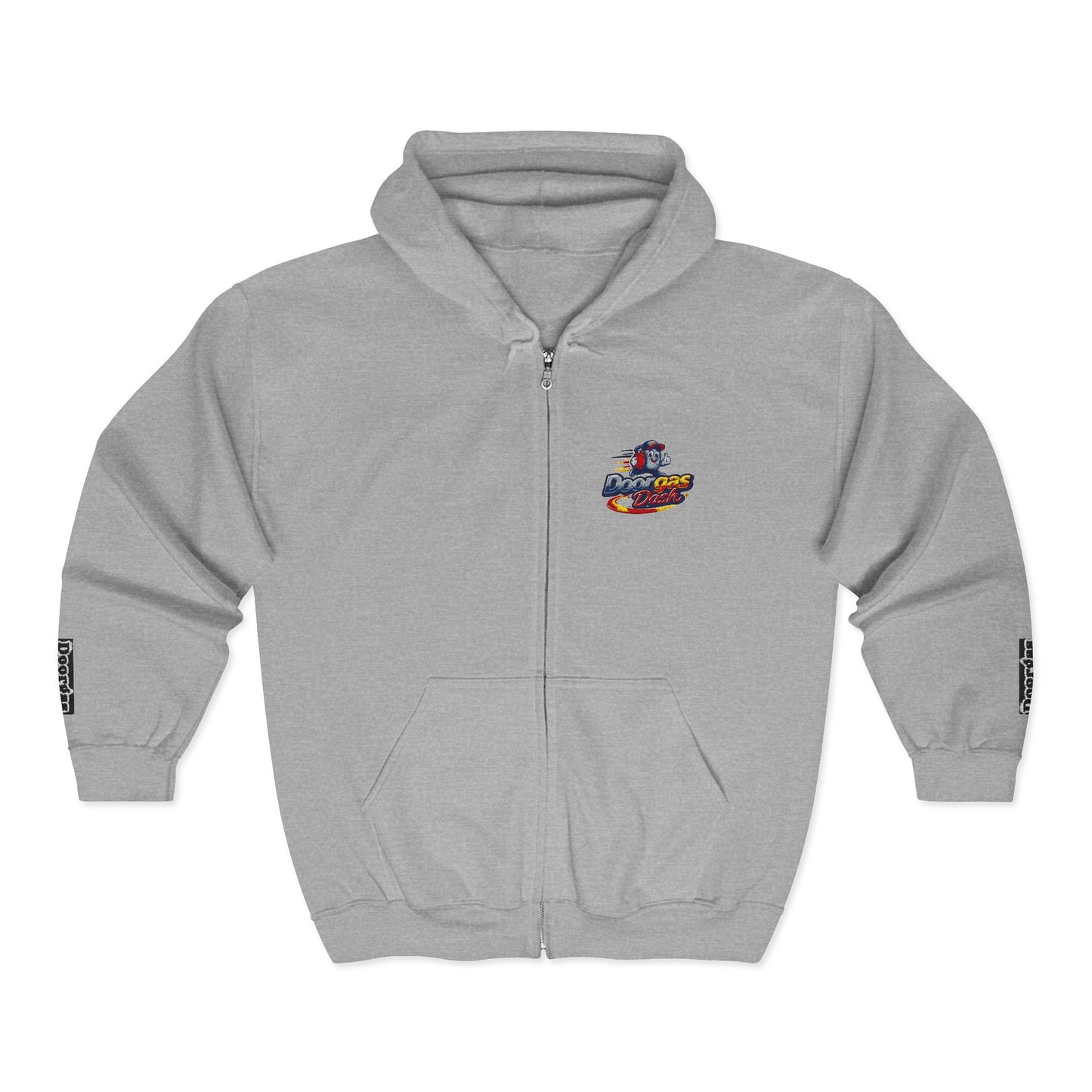 Full-Zip Hoodie — Doorgas Dash Racing  Logo Zip-Up Sweatshirt