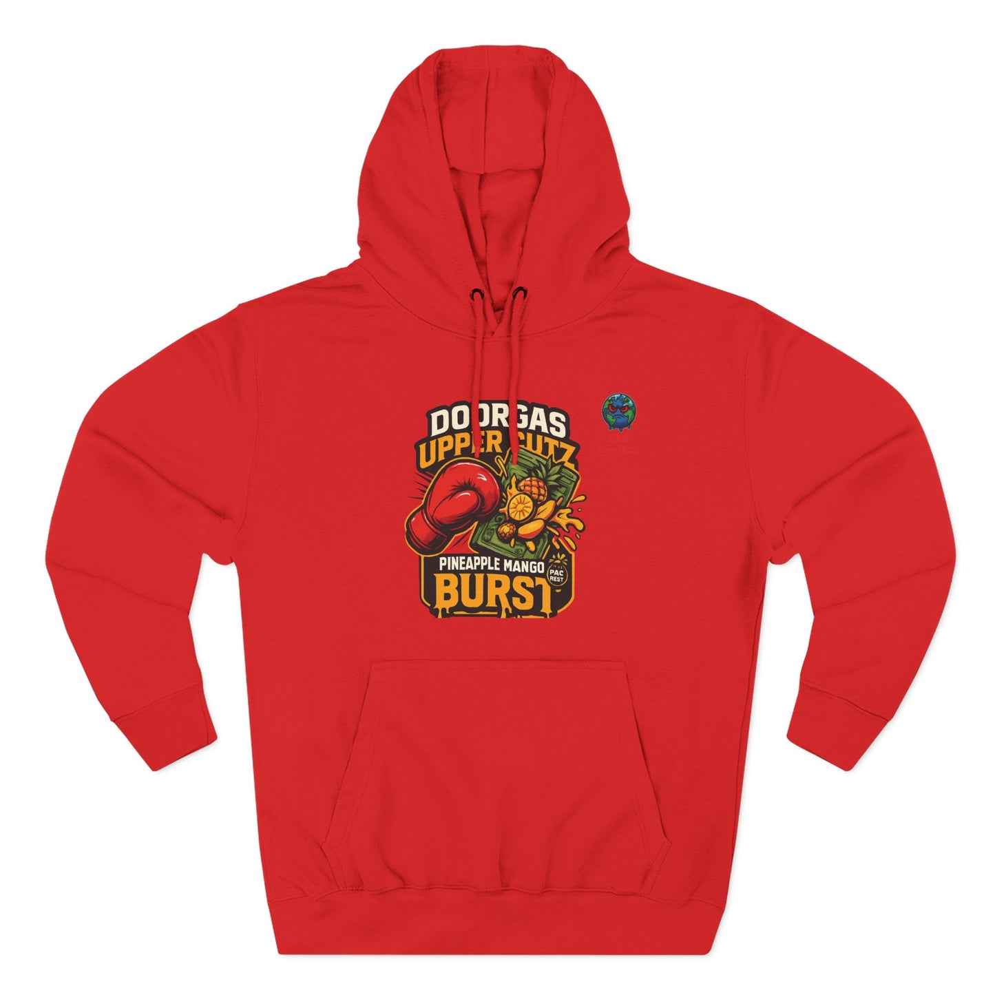 Doorgas X Pineapple Burst Three-Panel Fleece Hoodie