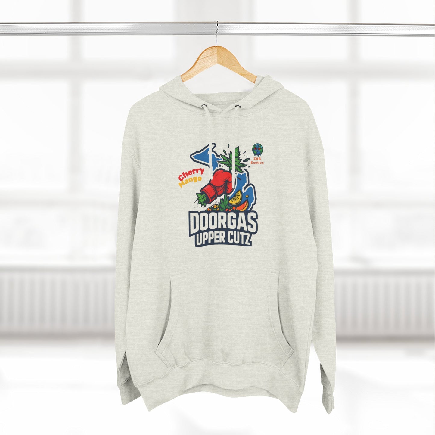 Doorgas Cherry Mango Three-Panel Fleece Hoodie