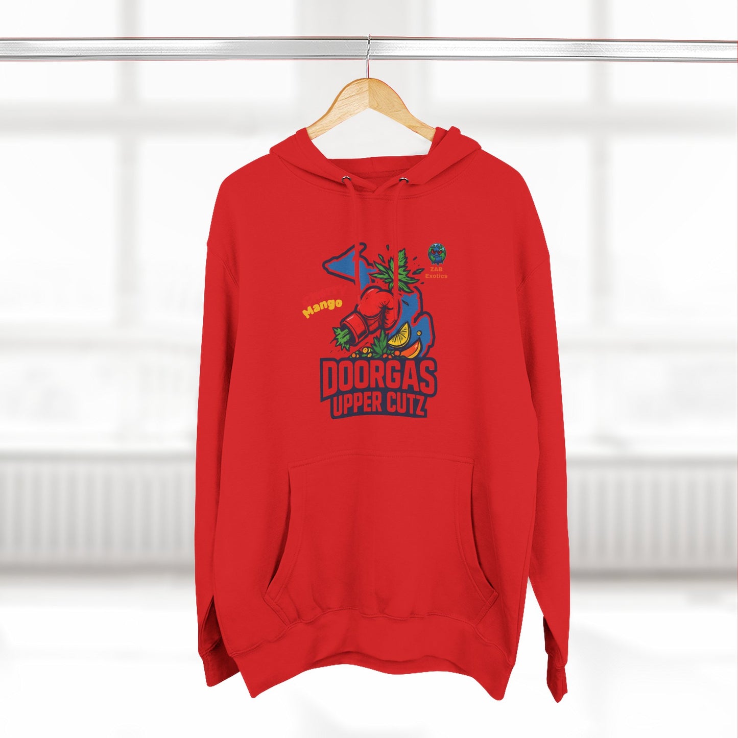 Doorgas Cherry Mango Three-Panel Fleece Hoodie