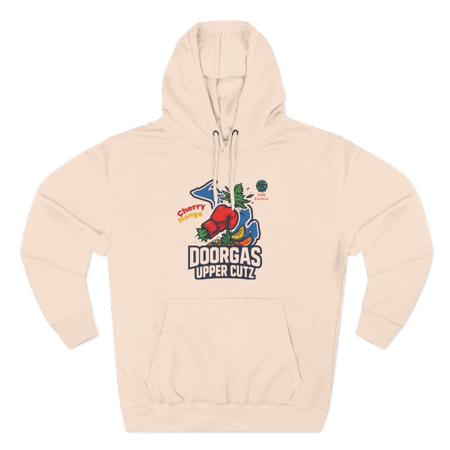 Doorgas Cherry Mango Three-Panel Fleece Hoodie