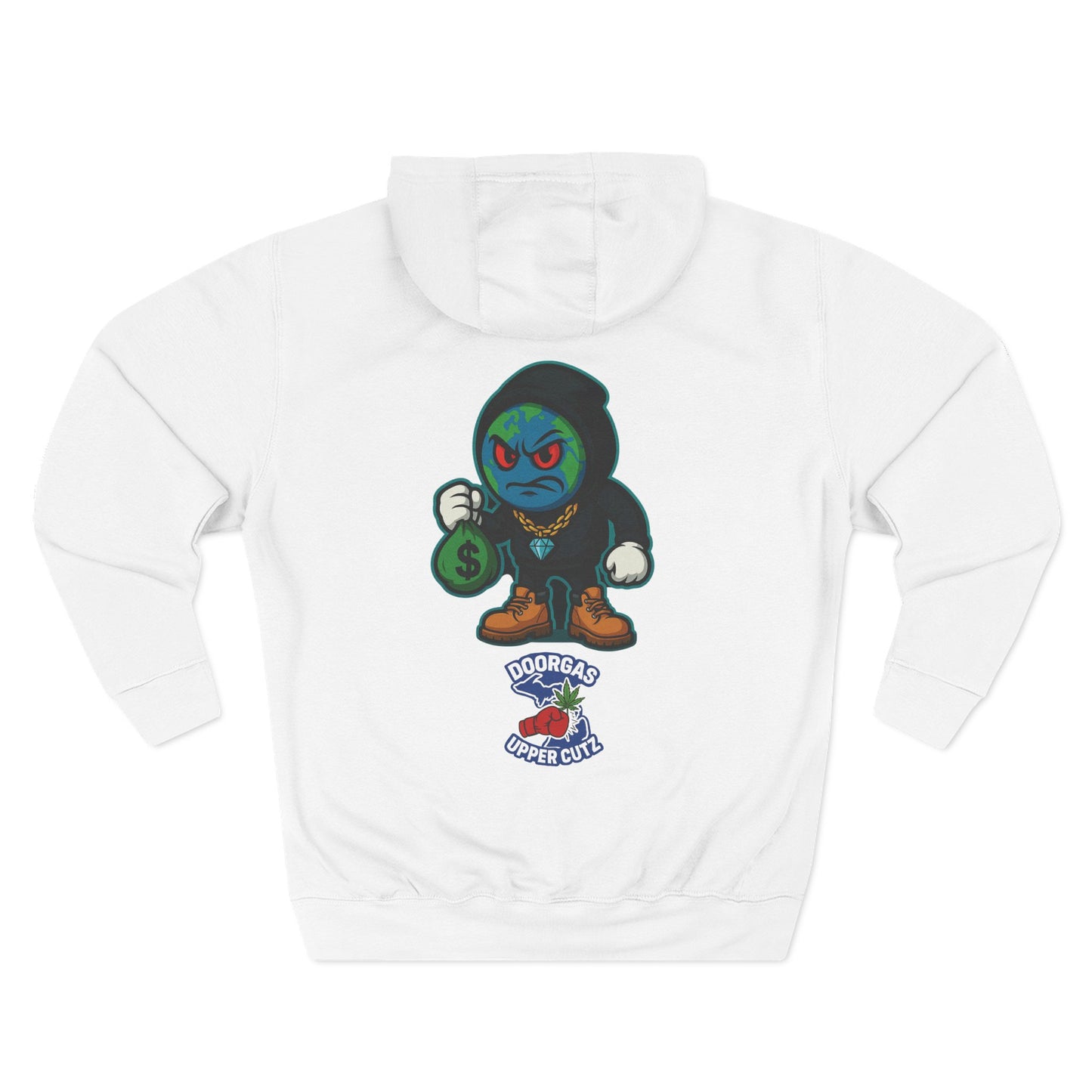 Doorgas X Pineapple Burst Three-Panel Fleece Hoodie