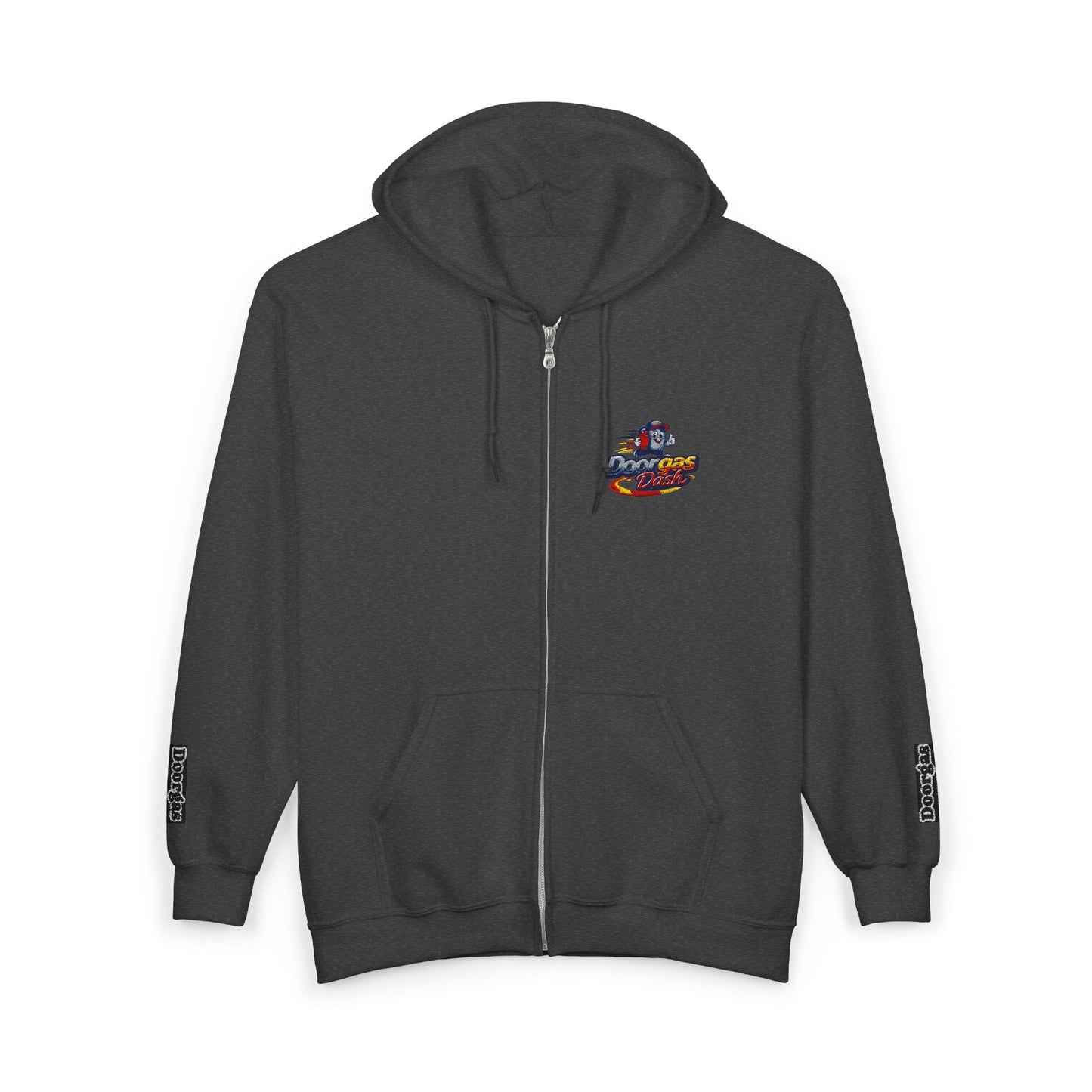 Full-Zip Hoodie — Doorgas Dash Racing  Logo Zip-Up Sweatshirt
