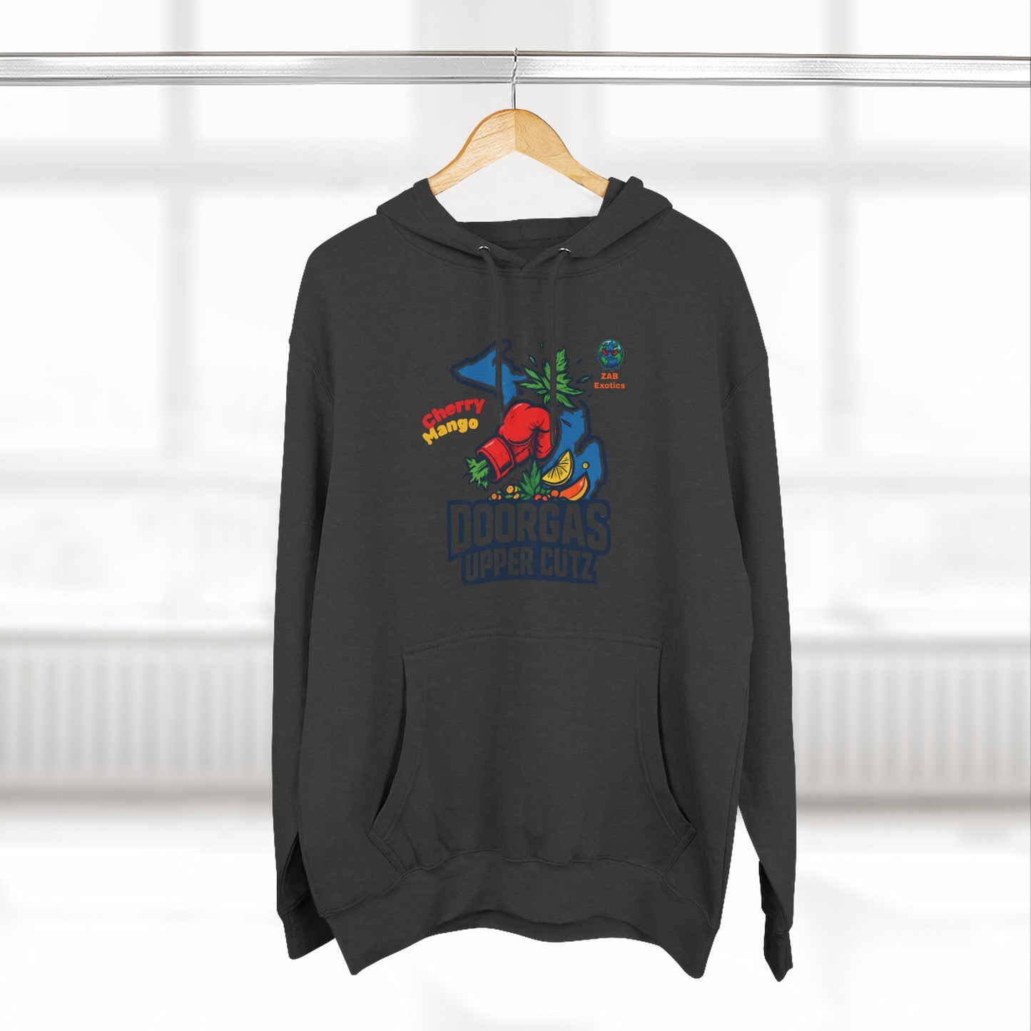 Doorgas Cherry Mango Three-Panel Fleece Hoodie