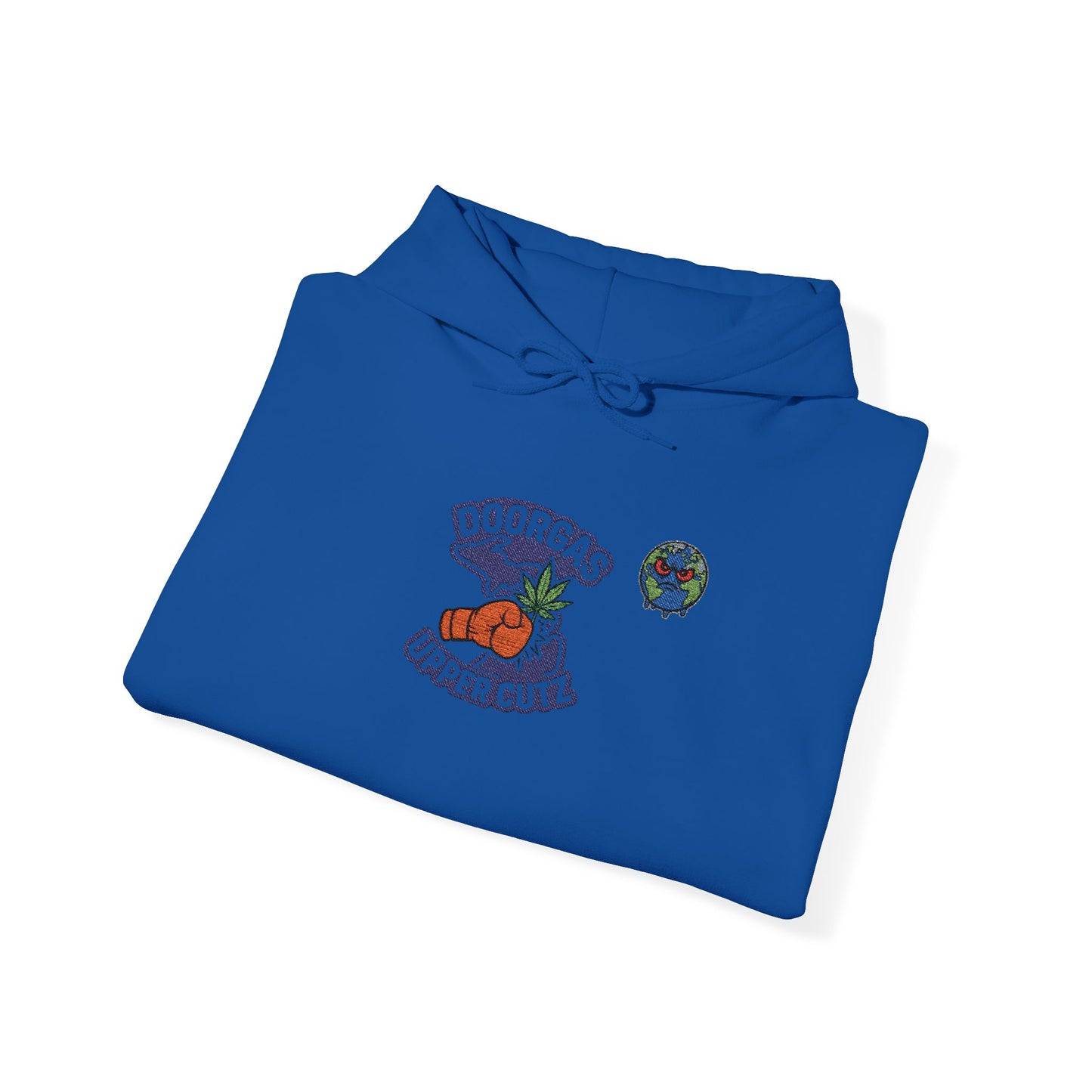 Doorgas Upper Cutz X Zab Exotics Unisex Heavy Blend™ Hooded Sweatshirt embroidery