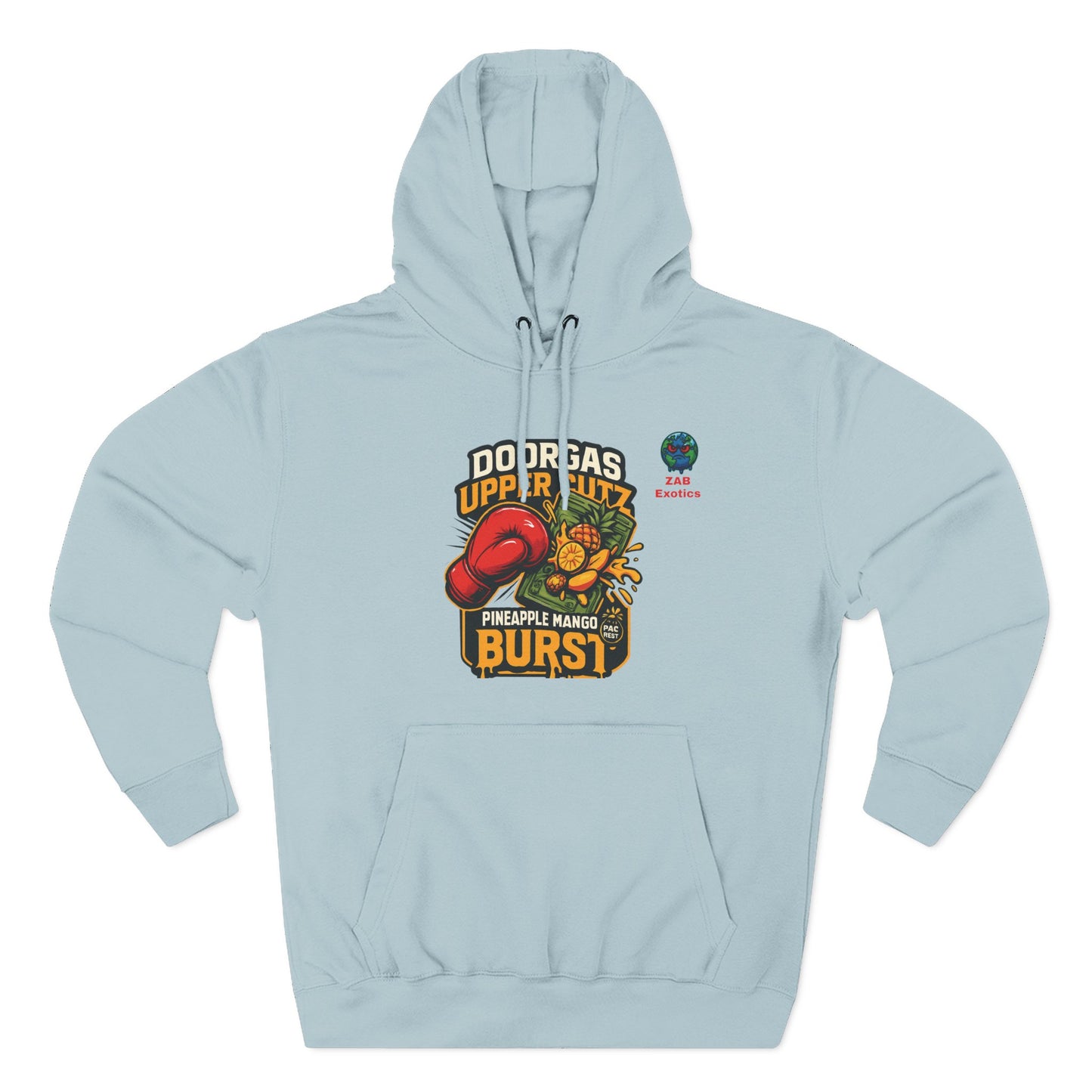 Doorgas X Pineapple Burst Three-Panel Fleece Hoodie