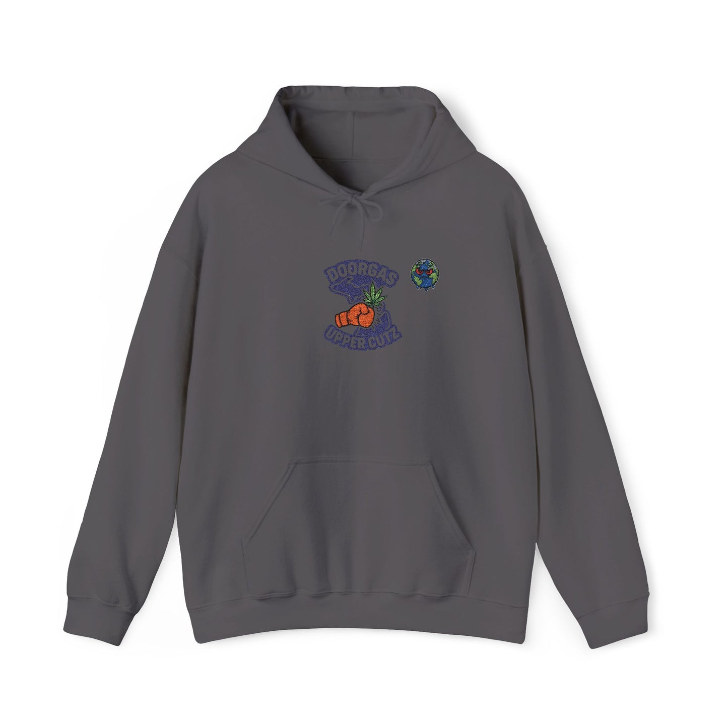 Doorgas Upper Cutz X Zab Exotics Unisex Heavy Blend™ Hooded Sweatshirt embroidery