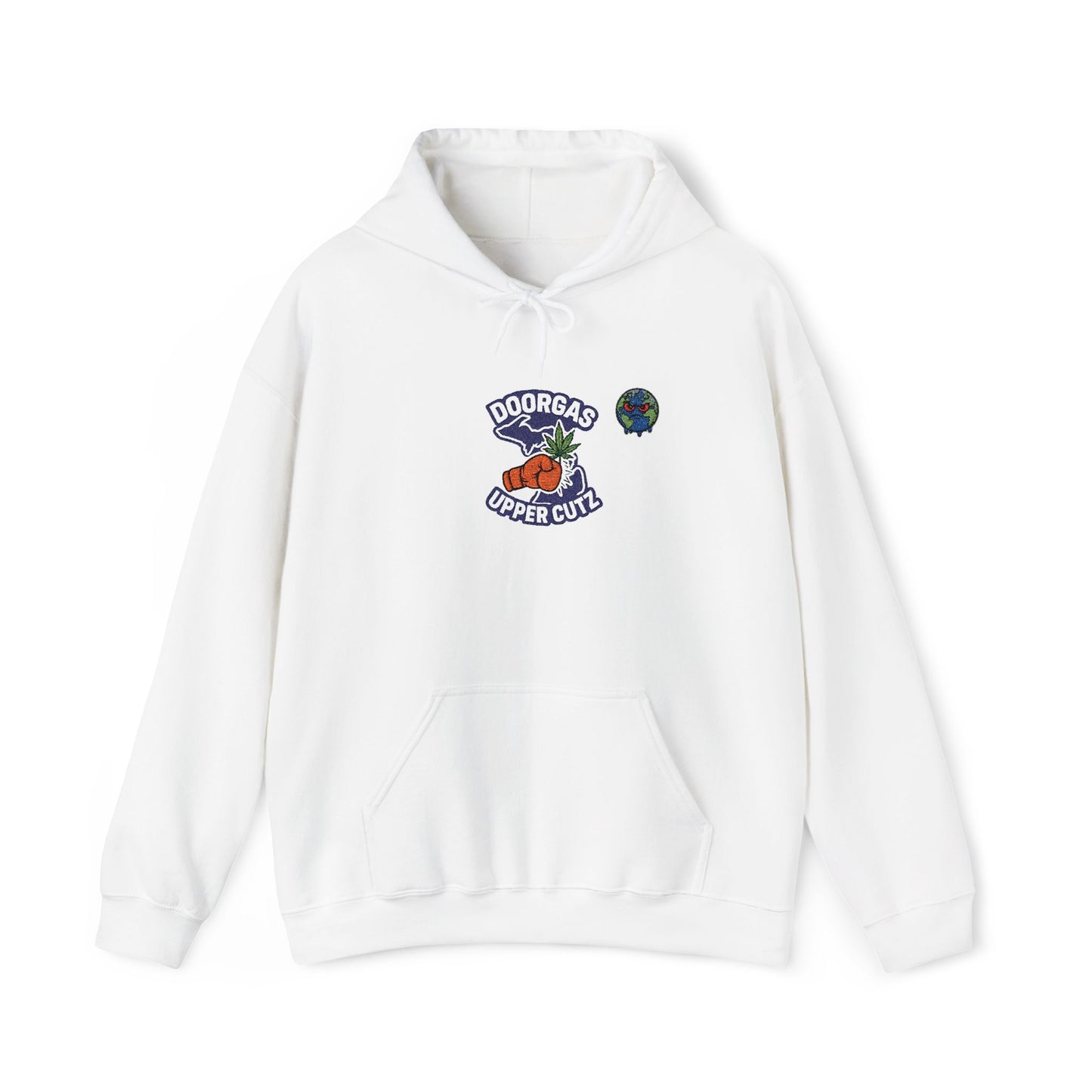 Doorgas Upper Cutz X Zab Exotics Unisex Heavy Blend™ Hooded Sweatshirt embroidery