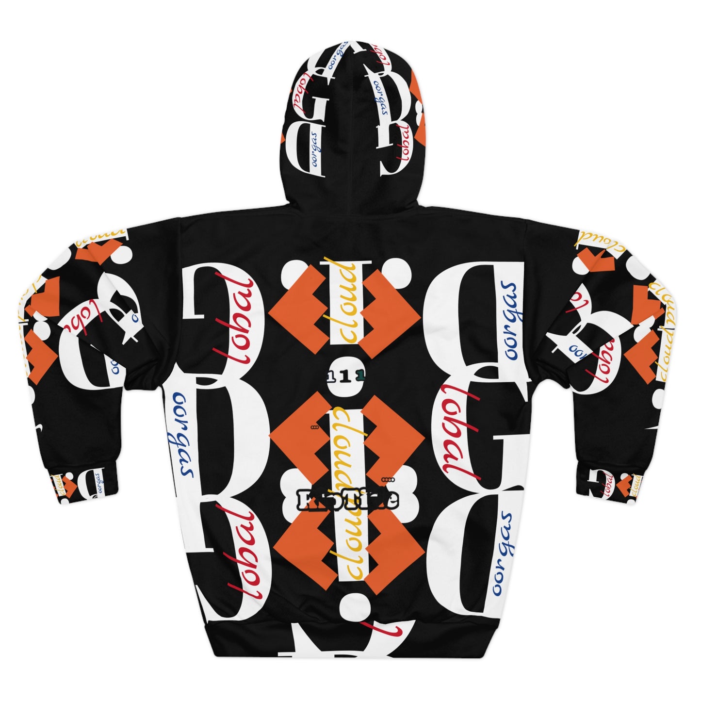 111 Riptide Signature- Ghost  Pullover Hoodie (AOP)