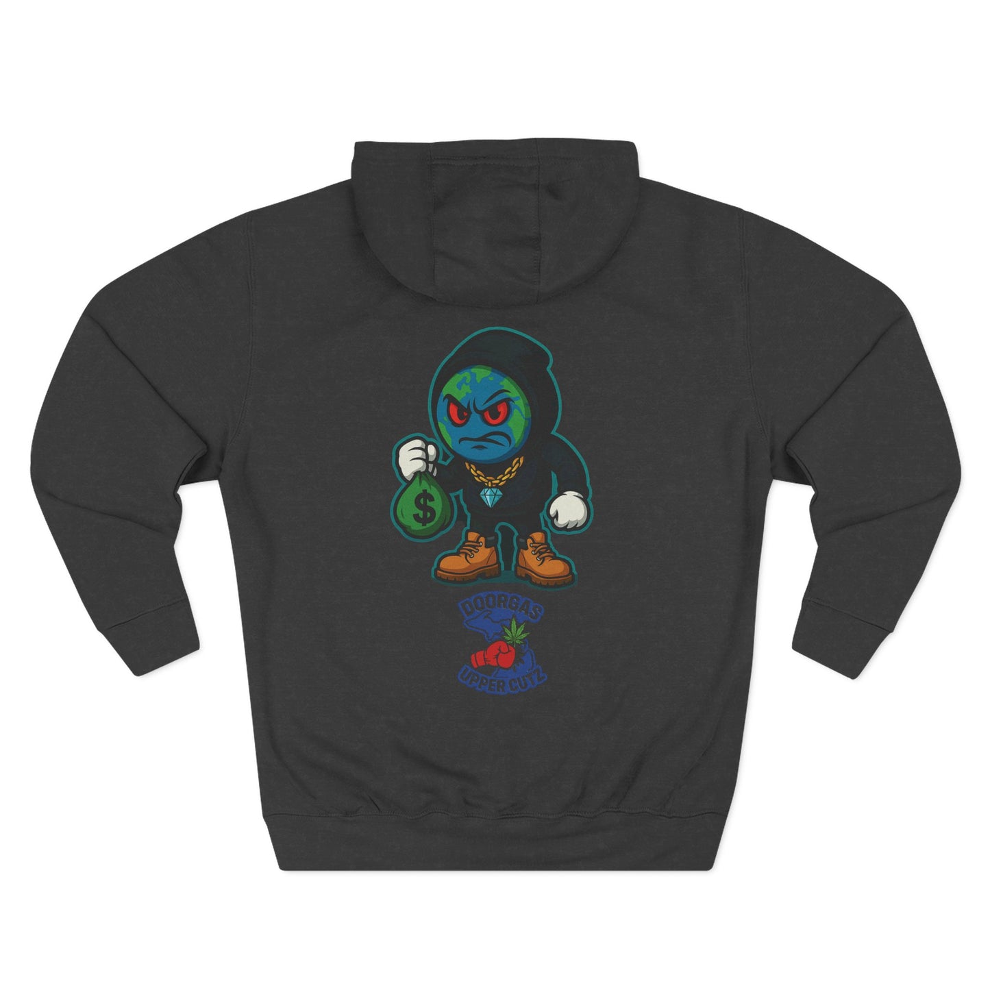 Doorgas X Pineapple Burst Three-Panel Fleece Hoodie