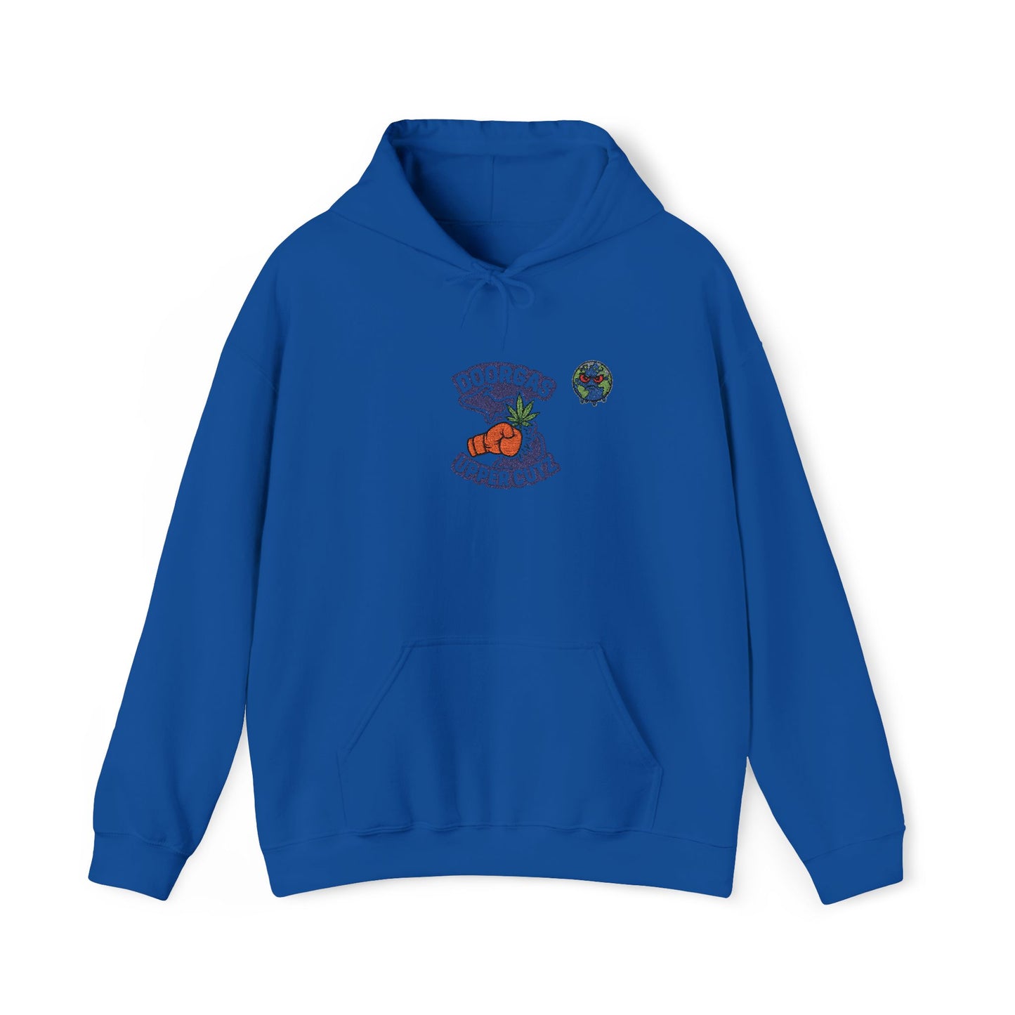 Doorgas Upper Cutz X Zab Exotics Unisex Heavy Blend™ Hooded Sweatshirt embroidery
