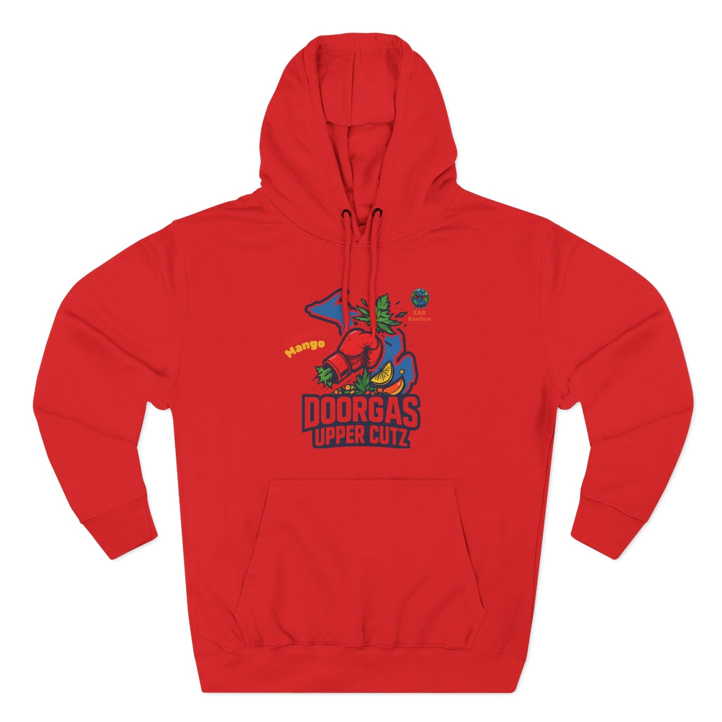 Doorgas Cherry Mango Three-Panel Fleece Hoodie