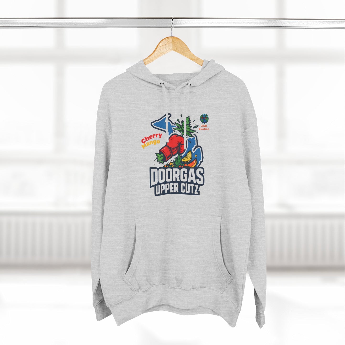 Doorgas Cherry Mango Three-Panel Fleece Hoodie