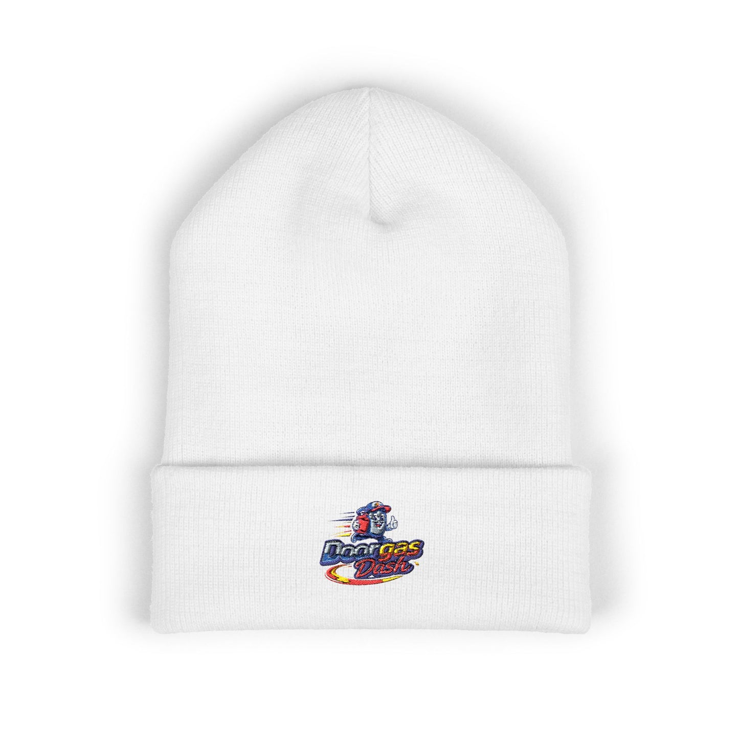 Doorgas Dash Embroidered Classic Cuffed Beanie - Stylish Warmth, Perfect Gift, Unisex Winter Accessory, Cozy Knit Cap, Outdoor Fun