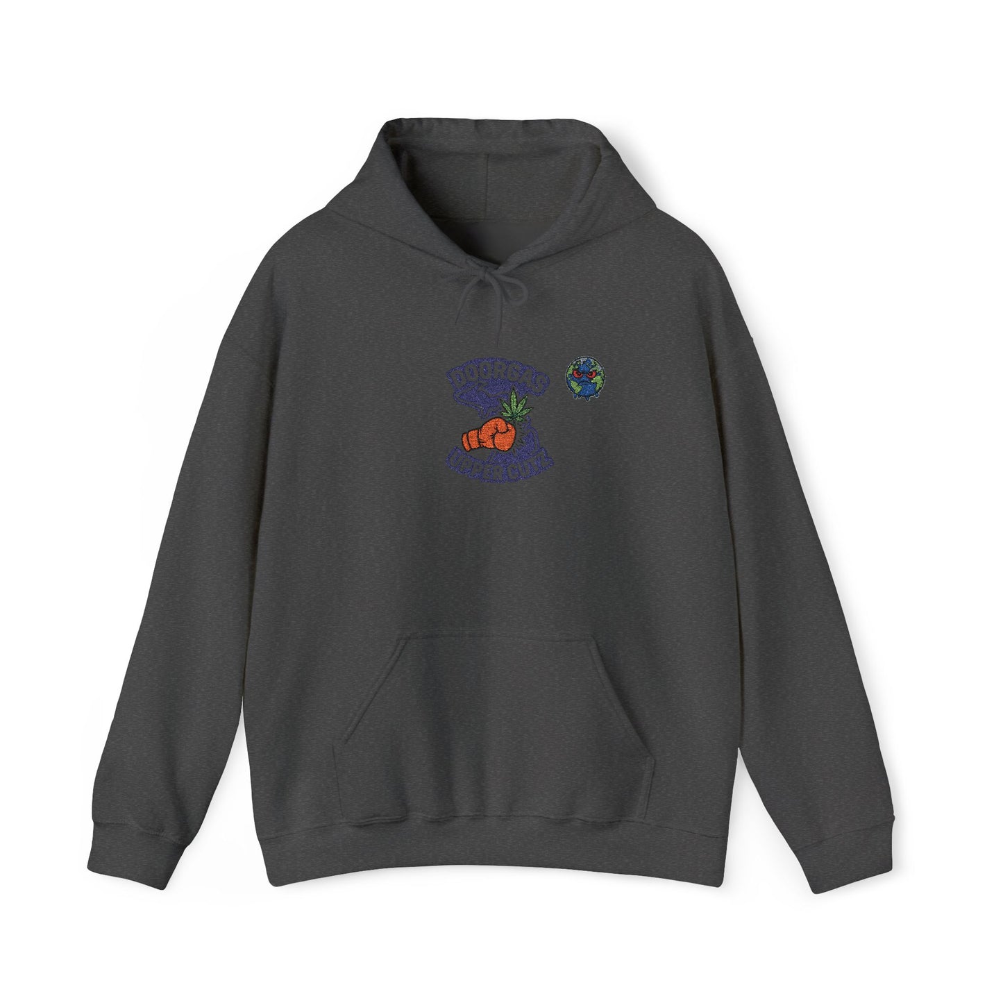 Doorgas Upper Cutz X Zab Exotics Unisex Heavy Blend™ Hooded Sweatshirt embroidery